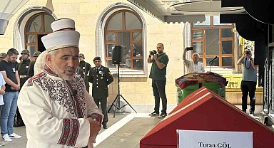 Kırıkkale'deki patlamada hayatını kaybeden Turan Göl, Çankırı'da toprağa verildi