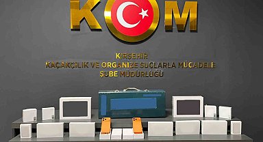 Kırşehir'de çok sayıda kaçak ürün yakalandı