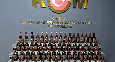 Kırşehir'de kaçak içki ele geçirildi