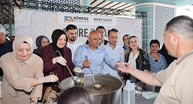 Körfez'de 4 bin kişilik aşure ikramı