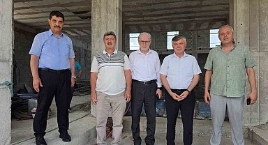 Köyceğiz Zeytinalanı Merkez Camii inşaatı hızla yükseliyor