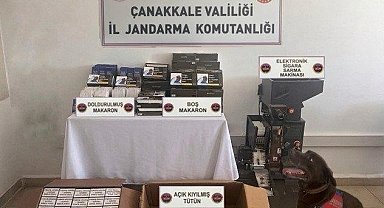 Lapseki'de kaçakçılık operasyonu