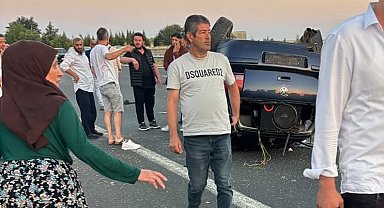Lüleburgaz'da lastiği patlayan otomobil takla attı: 3 ölü, 1 yaralı