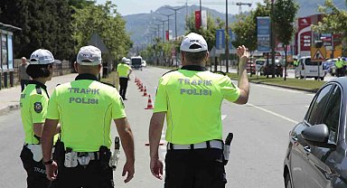 Ordu'da bir haftada 20 bine yakın araç ve sürücüsü denetlendi