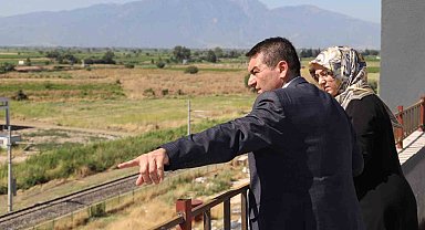 Rektör Kibar Saruhanlı MYO inşaatını yerinde inceledi