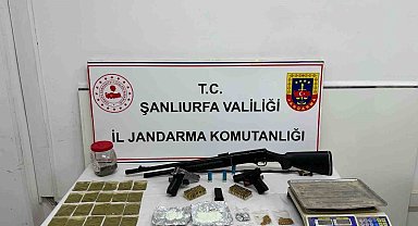 Şanlıurfa'da uyuşturucu operasyonunda 2 gözaltı
