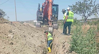 Sungurlu'da içme suyu şebeke hattı çalışmaları sürüyor