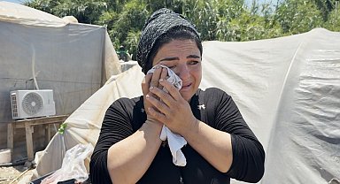 Tarım işçisi annenin yangın gözyaşları: 7 yıldır kaldığı konteyner gözleri önünde küle döndü