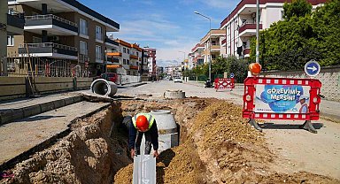 Tarsus'ta yağmursuyu hattı çalışmaları tamamlandı