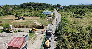 Terme'de yol çalışmalarında 200 milyon TL'yi aşan yatırım