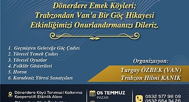 Trabzon'dan Van'a uzanan göçün 61. yıl yönümü