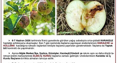 Üreticilere karaleke ve iç kurdu uyarısı