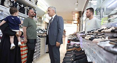 Vali Makas, esnaf ve vatandaşlarla buluştu