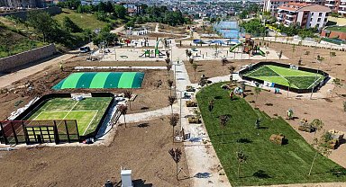 Yeşilyurt Millet Bahçesi'nde sona yaklaşıldı