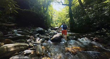 3 saatlik nefes kesen rota dron kamerasında