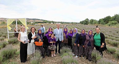 8'inci Lavanta Hasat Şenliği renkli görüntülere sahne oldu