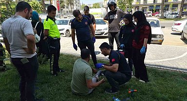 Adıyaman'da motosiklet devrildi: 1 yaralı