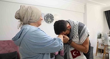 Ailesiyle vedalaştı, zulme 'dur' demek için Filistin'e yola çıktı