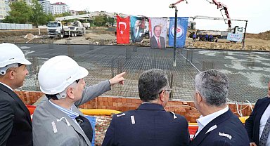 Akçaabat otogarının temeli atıldı