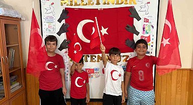 Anamur'da Yaz Kur'an Kursu öğrencilerine 15 Temmuz ruhu anlatıldı