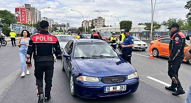 Ankara'da NATO Zirvesi kapsamında asayiş ve trafik denetimi gerçekleştirildi