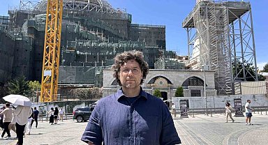 Ayasofya-i Kebir Cami-i Şerifi'ndeki restorasyon çalışmalarında yeni aşamaya gelindi