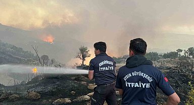 Aydın Büyükşehir itfaiyesi 1 haftada 446 yangına müdahale etti