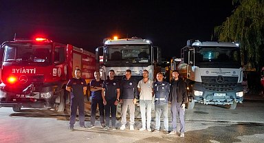 Aydın'daki orman yangınına Eskişehir'den destek