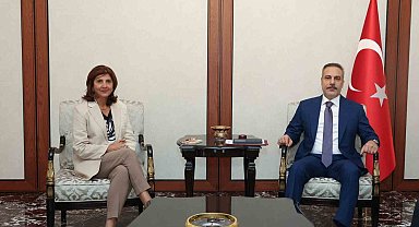 Bakan Fidan, BM Genel Sekreteri'nin Kıbrıs Konusunda Şahsi Temsilcisi Cuellar'ı kabul etti