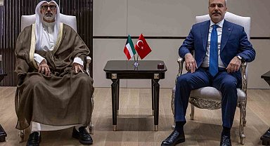 Bakan Fidan, Kuveytli mevkidaşı ile bir araya geldi