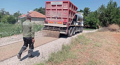 Başkan Arslan üstyapı çalışmaları hakkında sahada bilgi aldı