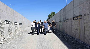 Başkan Büyükkılıç, DSİ-Yeni Sanayi Katlı Kavşağı Projesi'nde incelemelerde bulundu