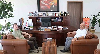 Başkan Özel, Kaymakam Sözen'i ağırladı