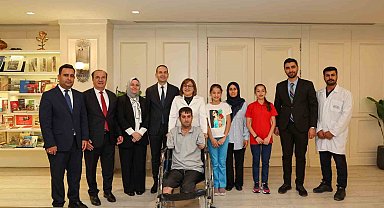 Başkan Şahin, umut olduğu Burhan Doğruyol ile bir araya geldi