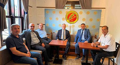Başkan Taşlı'dan Gazeteciler Cemiyeti'ne 24 Temmuz ziyareti