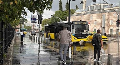 Beşiktaş'ta sağanak etkili oluyor