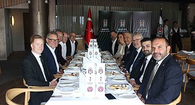 Beşiktaş'tan, UEFA ve Midtjylland heyetlerine dostluk yemeği