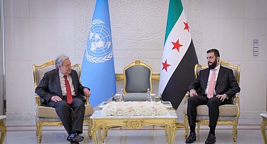 BM Genel Sekreteri Guterres, Suriye Devlet Başkanı Şara ile görüştü