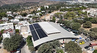 Bodrum Belediyesi, güneşten 106 bin 500 kwh temiz enerji üretti