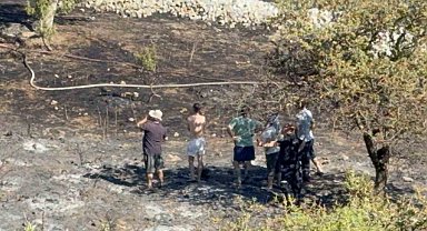 Bodrum'da makilik yangını kontrol altına alındı