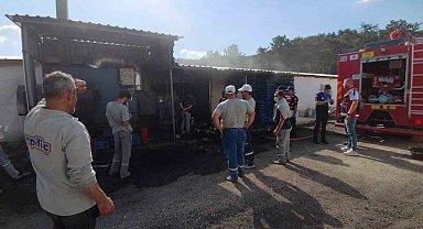 Bolu'da Erpiliç kümeslerinde yükselen dumanlar itfaiyeyi alarma geçirdi