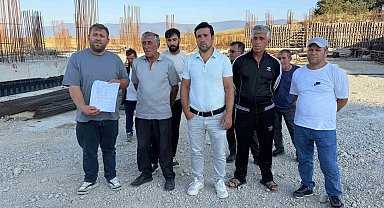 Bolu'da üniversite inşaatında maaşlarını alamayan işçiler 2 haftada 4 kez vince çıktı: "20 gündür yemek ve su yok"