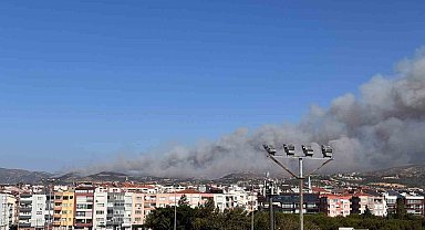 Çanakkale'deki orman yangınına müdahale sürüyor