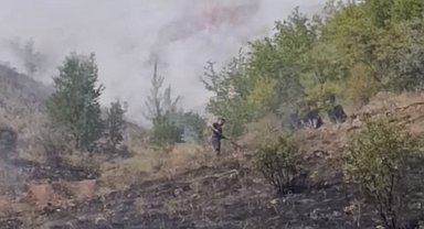Çankırı'da çıkan arazi yangını söndürüldü