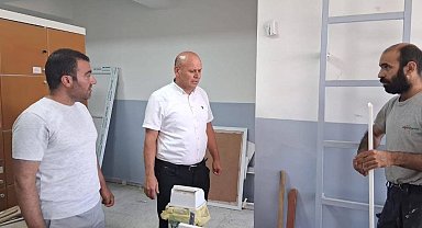 Çermik'te okullar yeni eğitim ve öğretim yılına hazırlanıyor