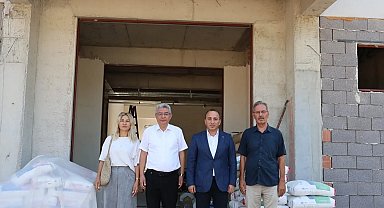 Çine'deki 71 yıllık okulun yerinde yeni eğitim yuvası yükseliyor