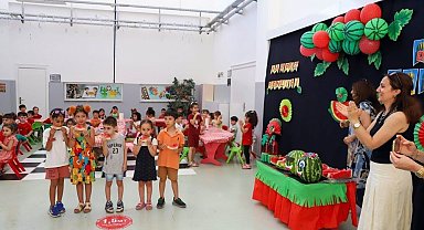 Çocuklar Karpuz Şenliği'nde hem eğlendi hem öğrendi