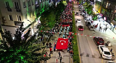 Çorum, 15 Temmuz'un yıldönümünde tek yürek oldu