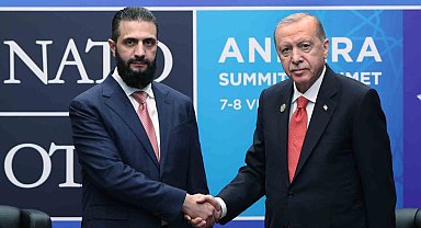 Cumhurbaşkanı Erdoğan, Suriyeli mevkidaşı ile Cumhurbaşkanlığı Külliyesinde görüştü