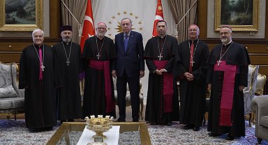 Cumhurbaşkanı Erdoğan, Türkiye Katolik Episkoposlar heyetini kabul etti